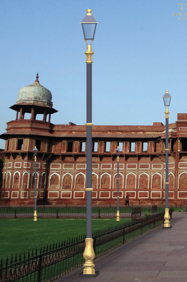 Galvanized Steel Lamp Pole